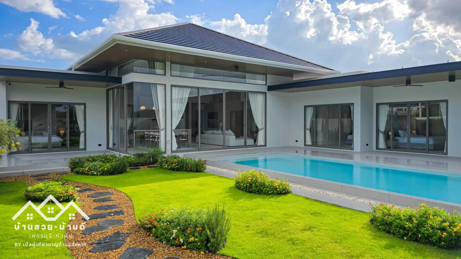 N202609003 Luxury Pool Villa วิวภูเขา ออกแบบอย่างพิถีพิถัน พร้อมฟังก์ชันครบครัน ในทำเลเพียงไม่กี่นาทีจากตัวเมืองหัวหิน