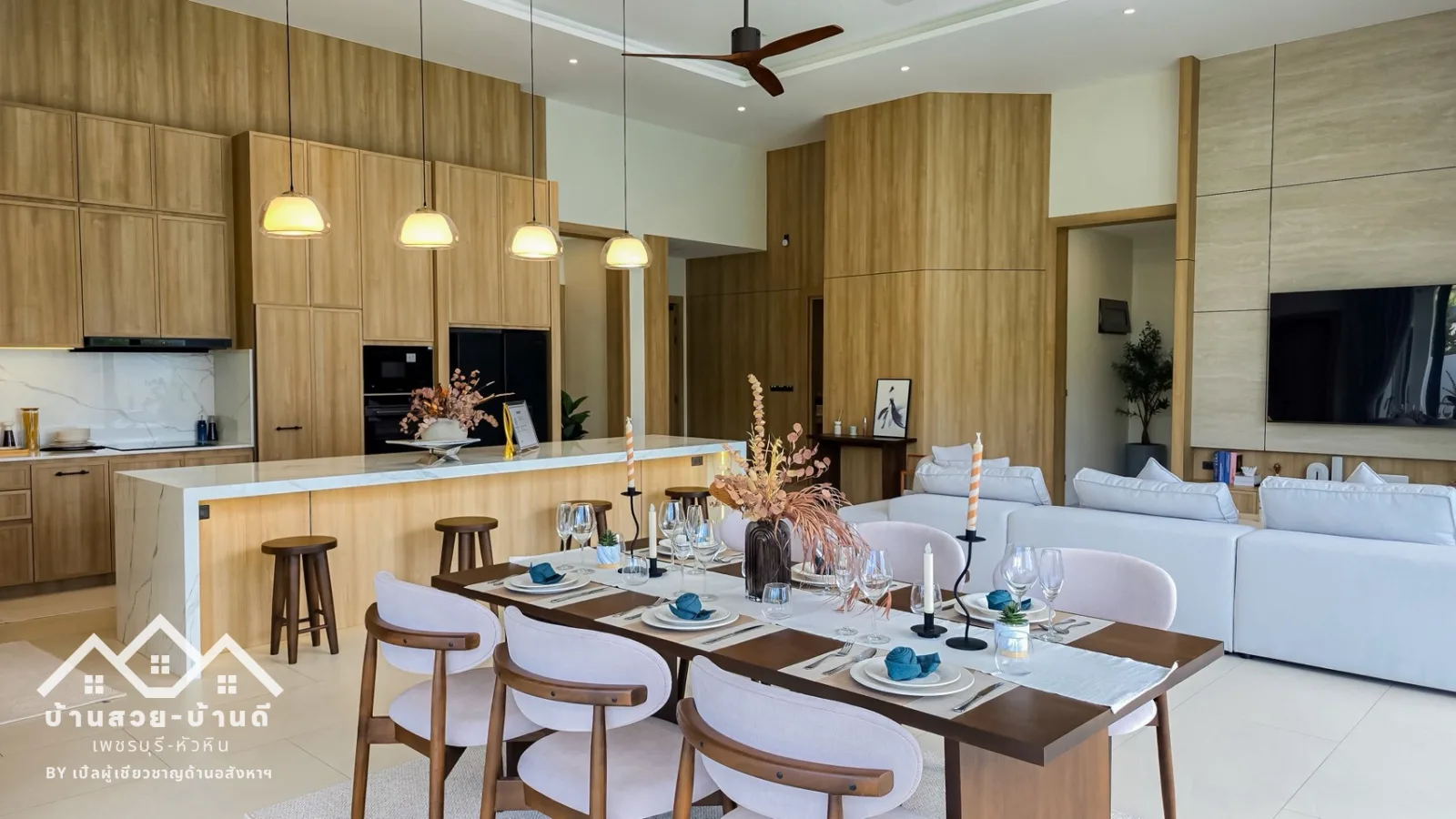 N202609003 Luxury Pool Villa วิวภูเขา ออกแบบอย่างพิถีพิถัน พร้อมฟังก์ชันครบครัน ในทำเลเพียงไม่กี่นาทีจากตัวเมืองหัวหิน - 13