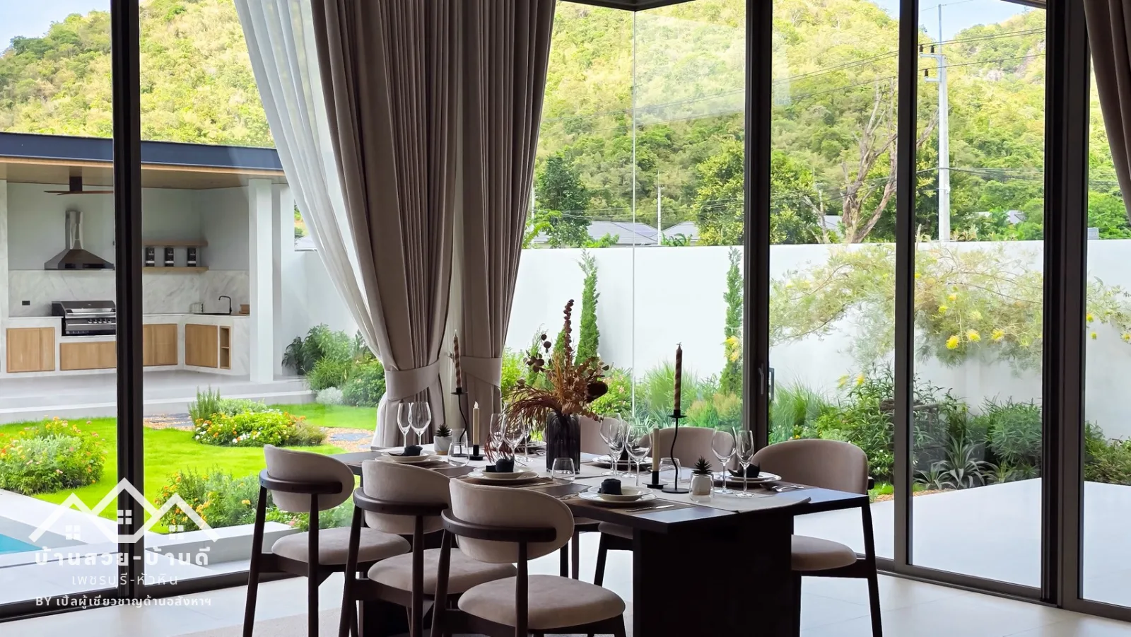 N202609003 Luxury Pool Villa วิวภูเขา ออกแบบอย่างพิถีพิถัน พร้อมฟังก์ชันครบครัน ในทำเลเพียงไม่กี่นาทีจากตัวเมืองหัวหิน - 14