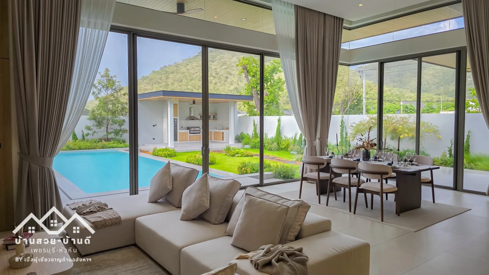 N202609003 Luxury Pool Villa วิวภูเขา ออกแบบอย่างพิถีพิถัน พร้อมฟังก์ชันครบครัน ในทำเลเพียงไม่กี่นาทีจากตัวเมืองหัวหิน - 43