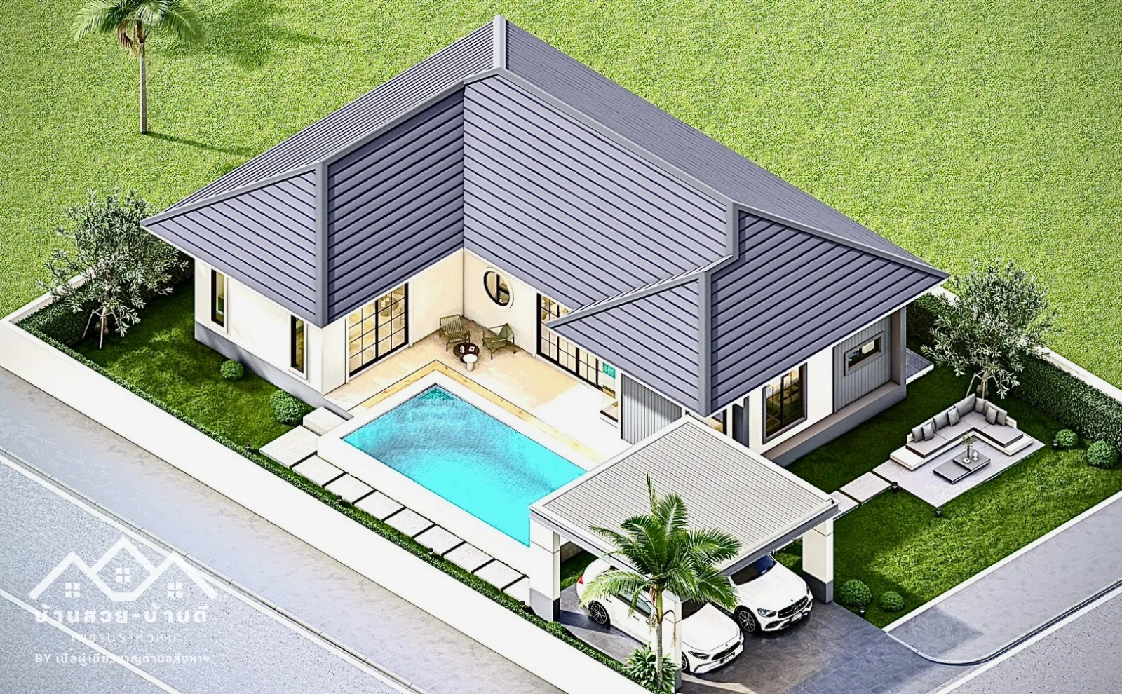N202609005 บ้านเดี่ยวพูลวิลล่า ทำเลดี เดินทางสะดวก หัวหิน - 2