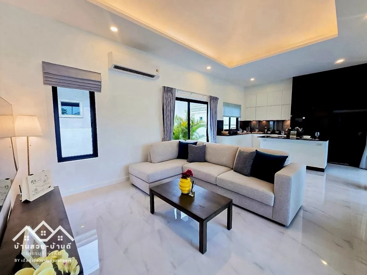 N202609009 บ้านพูลวิลล่าหรูหัวหิน ซอย 112 ตกแต่งครบ พร้อมเข้าอยู่ทันที! แปลงสวยที่สุด! แปลงมุม วิวภูเขาพาโนรามา - 5