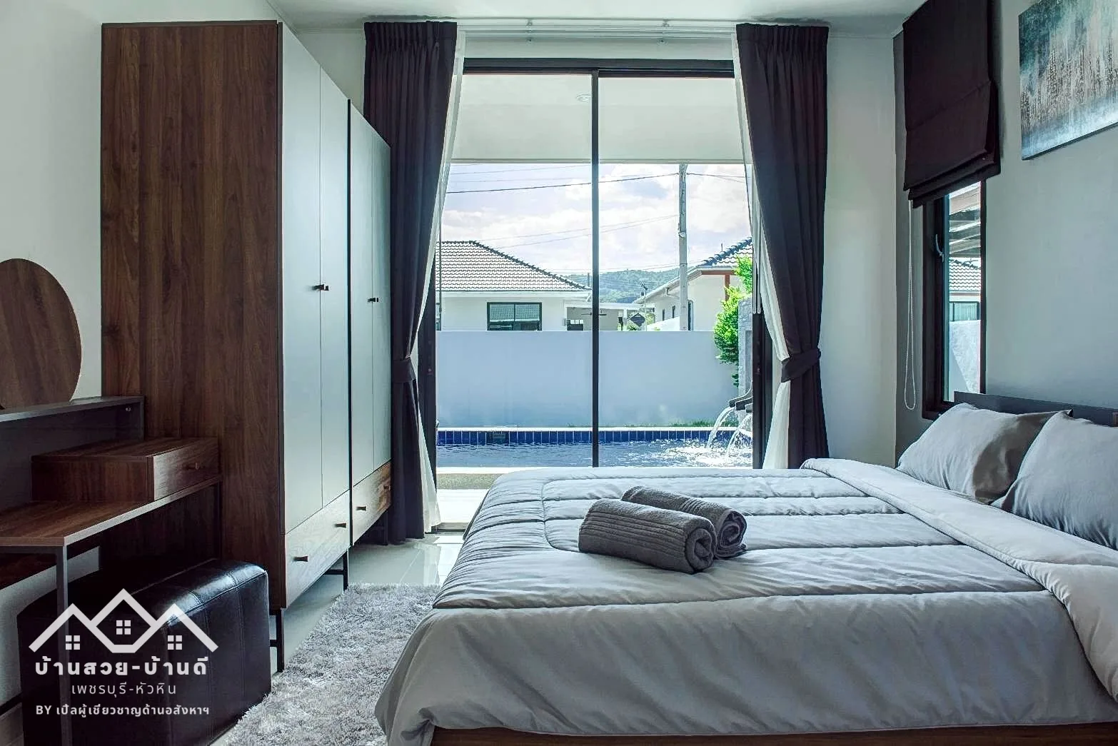 N202609010 บ้านเดี่ยวพูลวิลล่าหัวหิน ทำเลดี ใกล้ทะเล เพียง 3 กม. - 9