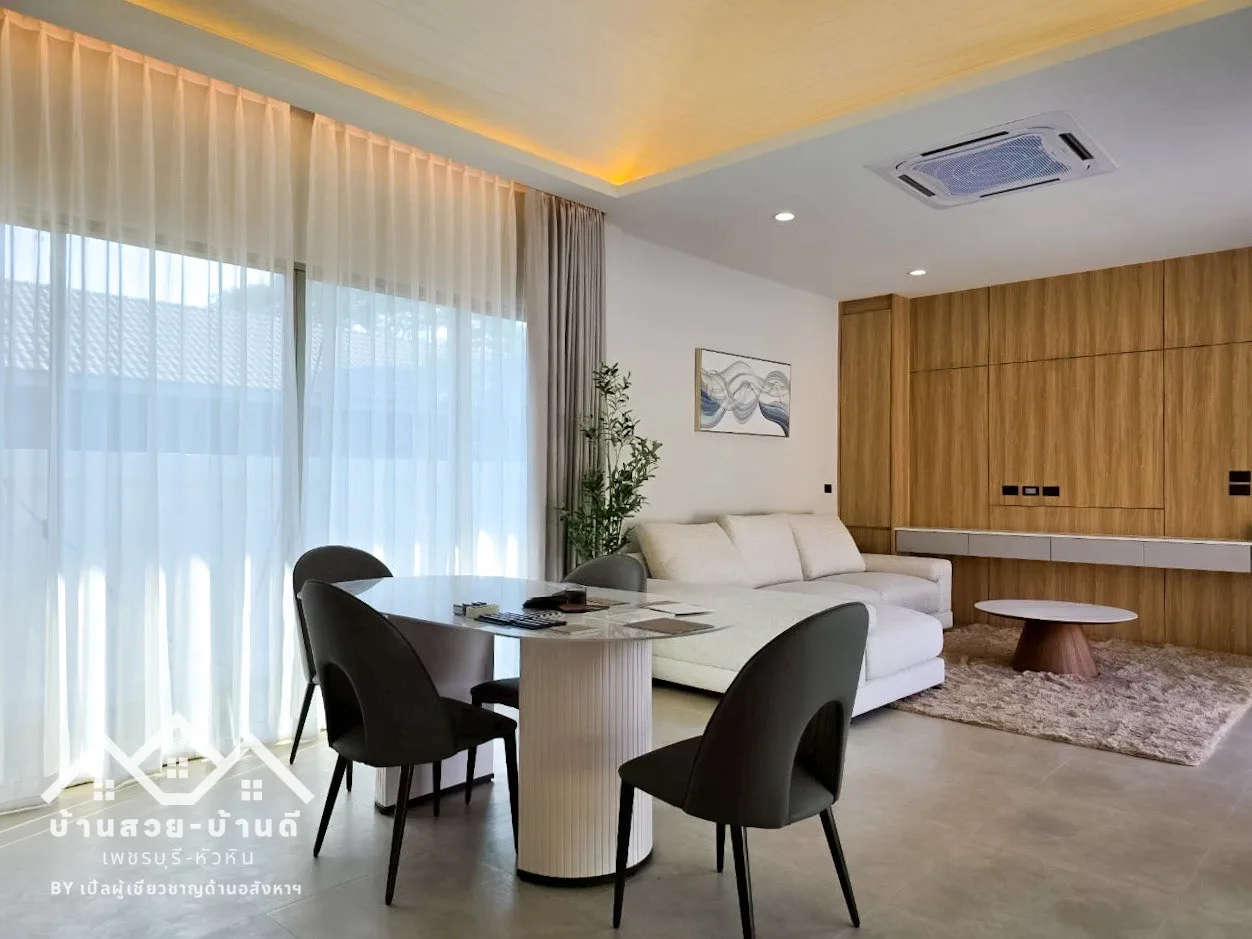 N202601001 บ้านเดี่ยวพูลวิลล่าพร้อมอยู่ พร้อมเฟอร์ ทำเลดีในหัวหิน - 9