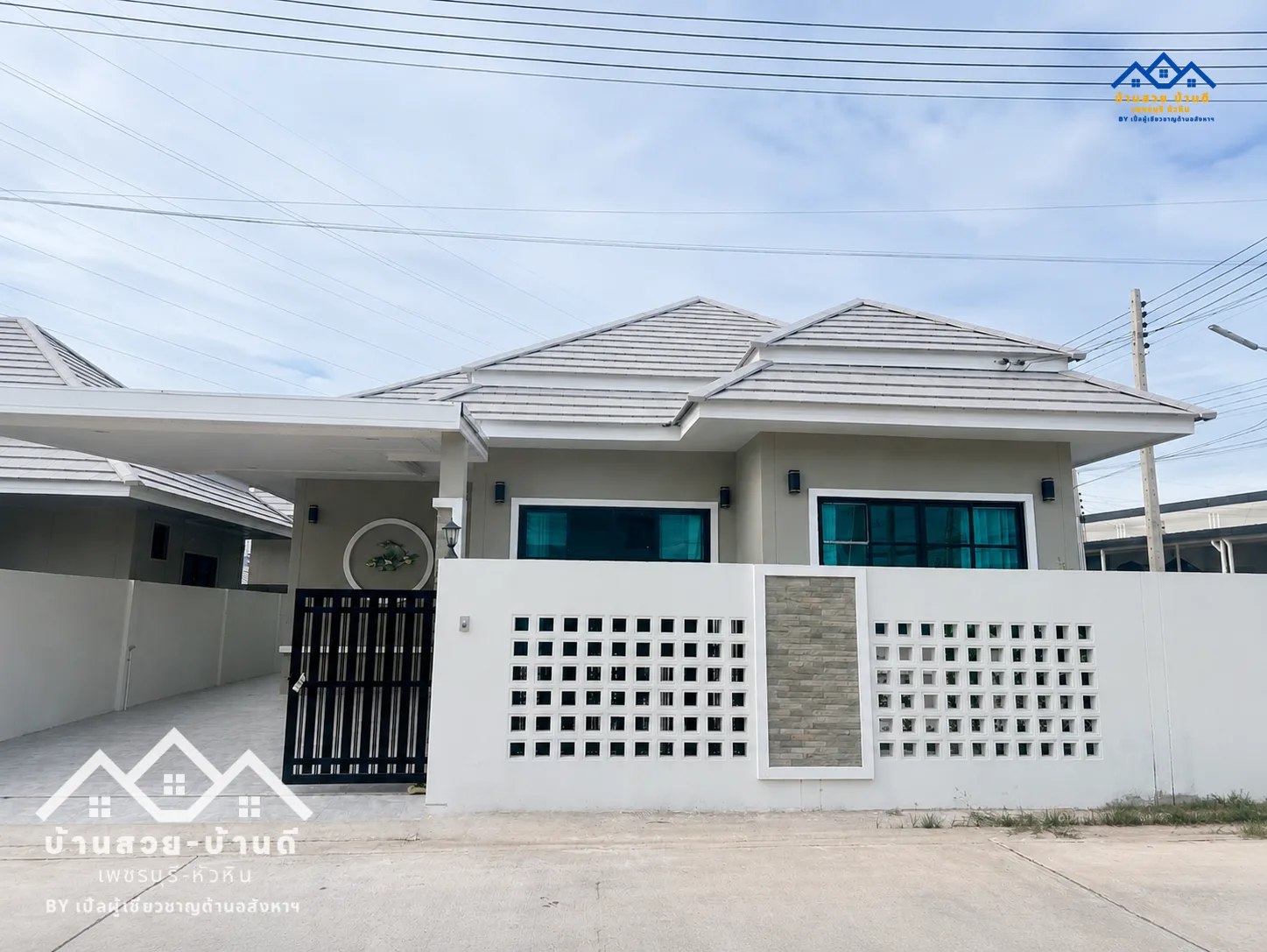 N202605004 บ้านเดี่ยวสไตล์โมเดิร์นหลังมุม ทำเลดีหัวหิน