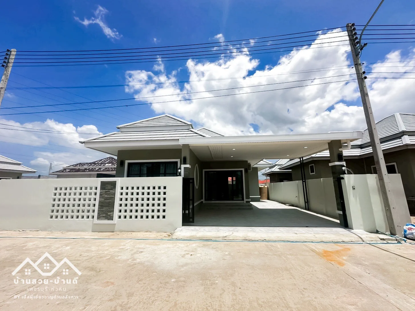 N202605011 บ้านเดี่ยวทำเลดี เดินทางสะดวก ใกล้เมืองหัวหิน