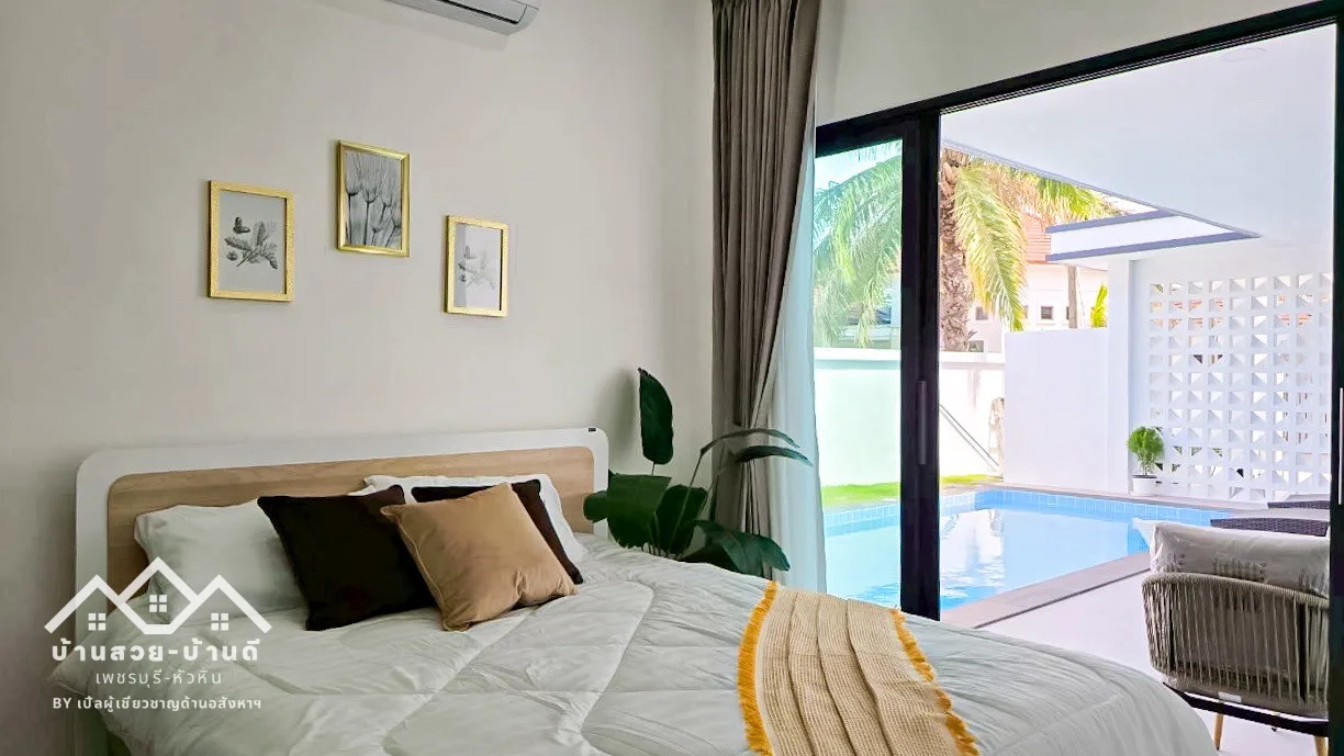 N202603016 บ้านเดี่ยวพร้อมสระว่ายน้ำ  ใจกลางเมืองหัวหิน - 32