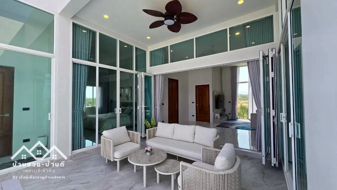N202603018 บ้านเดี่ยวพูลวิลล่าสไตล์โมเดิร์น ใกล้ทะเลชะอำเพียง 300 เมตร - 12