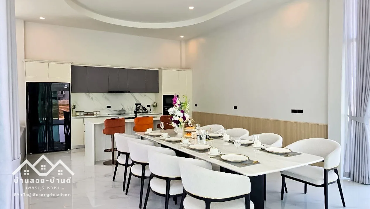 N202603018 บ้านเดี่ยวพูลวิลล่าสไตล์โมเดิร์น ใกล้ทะเลชะอำเพียง 300 เมตร - 15