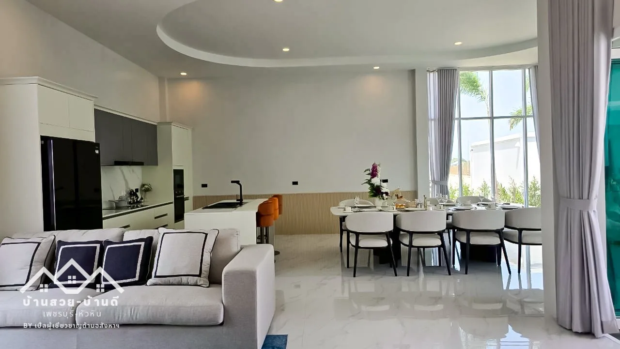 N202603018 บ้านเดี่ยวพูลวิลล่าสไตล์โมเดิร์น ใกล้ทะเลชะอำเพียง 300 เมตร - 27