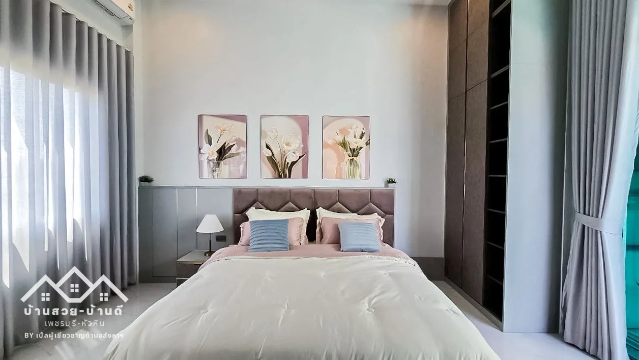 N202603018 บ้านเดี่ยวพูลวิลล่าสไตล์โมเดิร์น ใกล้ทะเลชะอำเพียง 300 เมตร - 36