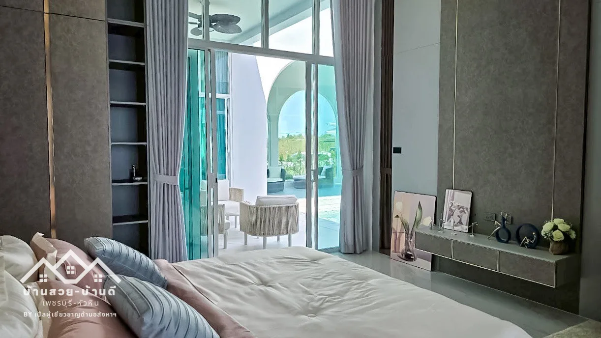 N202603018 บ้านเดี่ยวพูลวิลล่าสไตล์โมเดิร์น ใกล้ทะเลชะอำเพียง 300 เมตร - 39