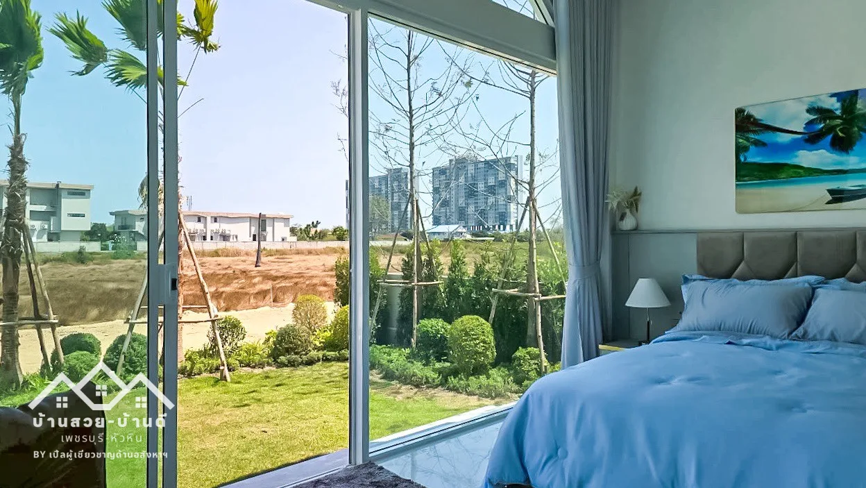 N202603018 บ้านเดี่ยวพูลวิลล่าสไตล์โมเดิร์น ใกล้ทะเลชะอำเพียง 300 เมตร - 44
