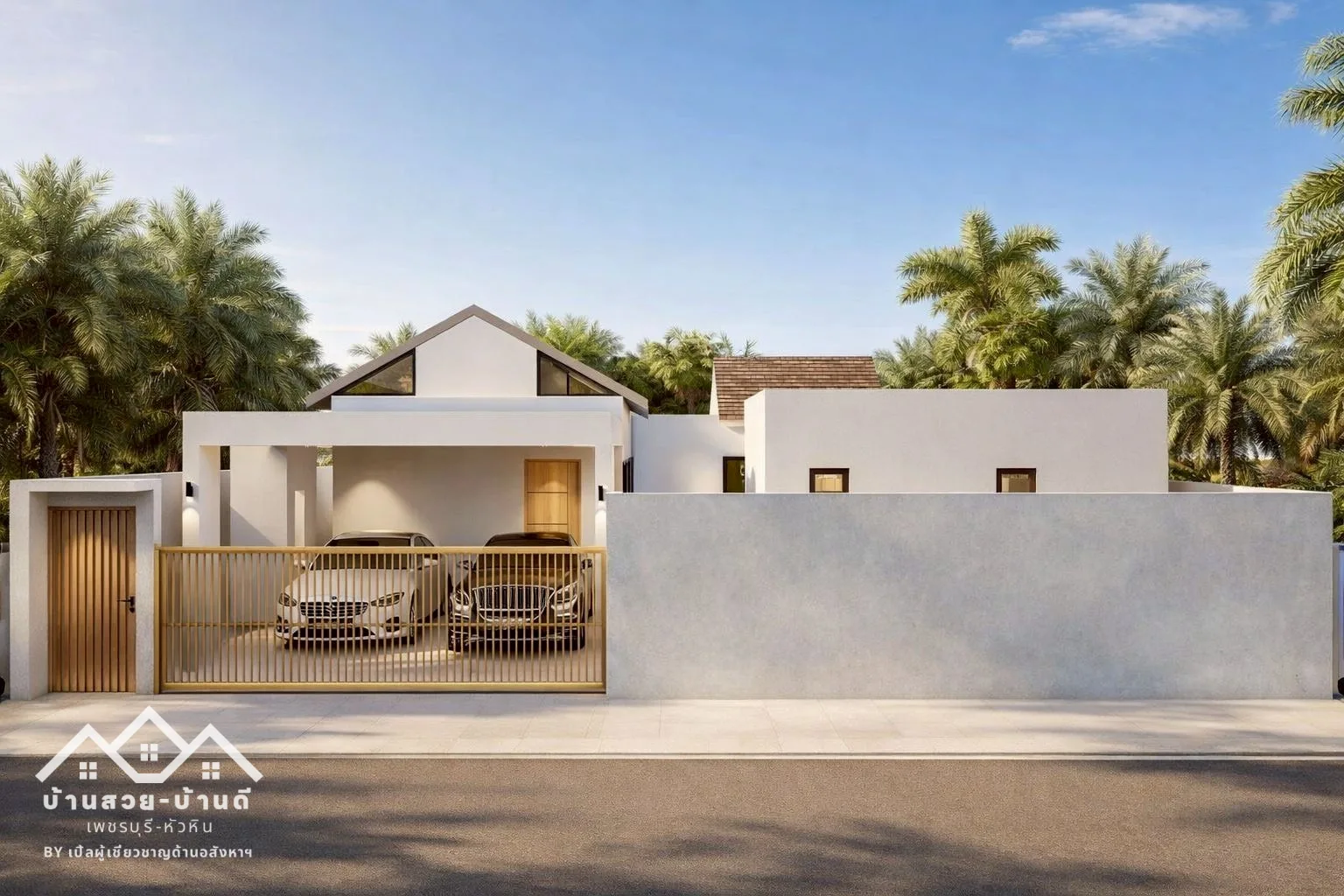N202602003 บ้านเดี่ยวพูลวิลล่าสไตล์ทรอปิคอล ใจกลางเมืองหัวหิน - 2