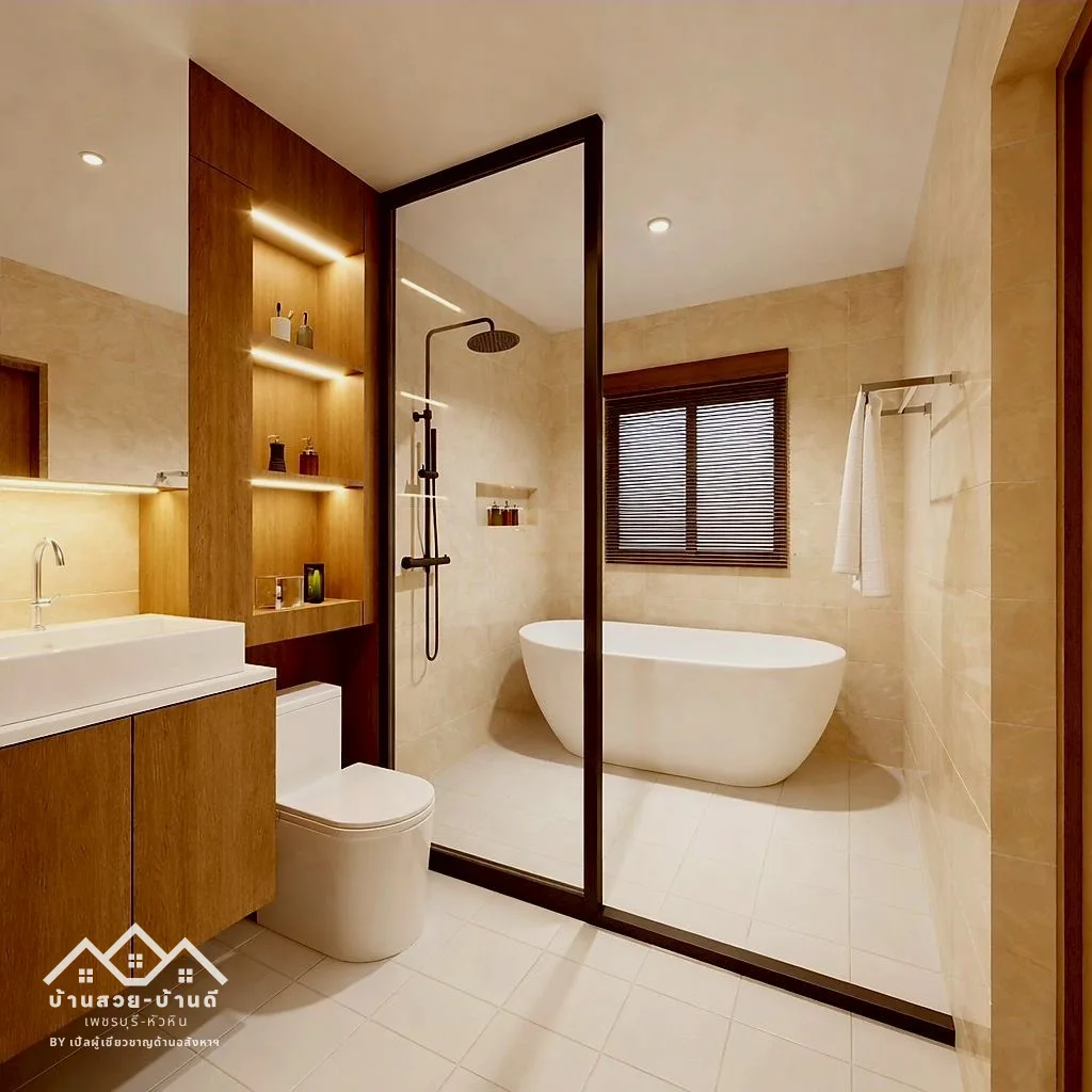 N202602003 บ้านเดี่ยวพูลวิลล่าสไตล์ทรอปิคอล ใจกลางเมืองหัวหิน - 10