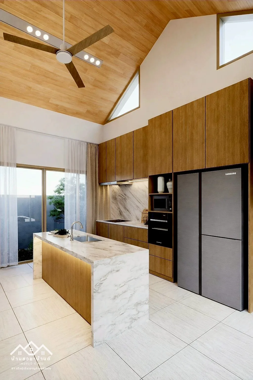 N202602003 บ้านเดี่ยวพูลวิลล่าสไตล์ทรอปิคอล ใจกลางเมืองหัวหิน - 8