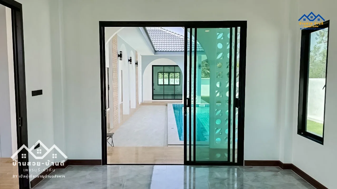 N202602006 บ้านเดี่ยวสไตล์คอนเทมโพรารี่ พร้อมสระว่ายน้ำ หัวหิน - 9