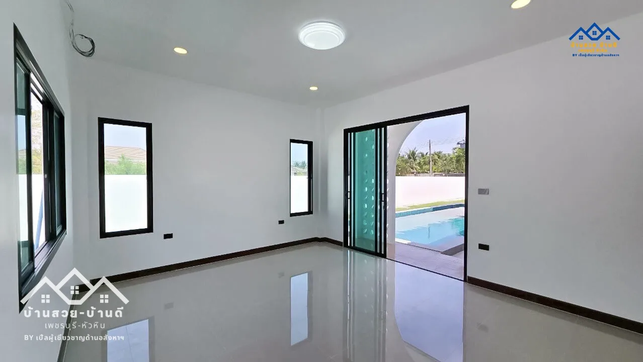 N202602006 บ้านเดี่ยวสไตล์คอนเทมโพรารี่ พร้อมสระว่ายน้ำ หัวหิน - 27