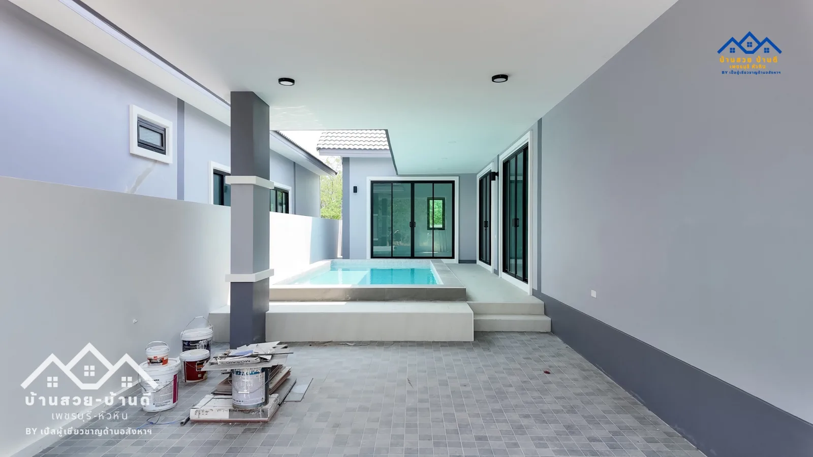 N202602011 บ้านเดี่ยวพร้อมสระว่ายน้ำ ใจกลางเมืองหัวหิน - 3